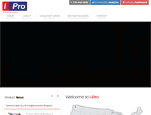 Tablet Screenshot of i-pro-online.com